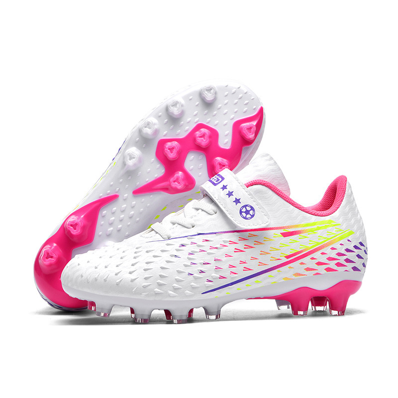 Indoortrainingsvoetbalschoenen met klittenband voor jongens en meisjes_voghion.com