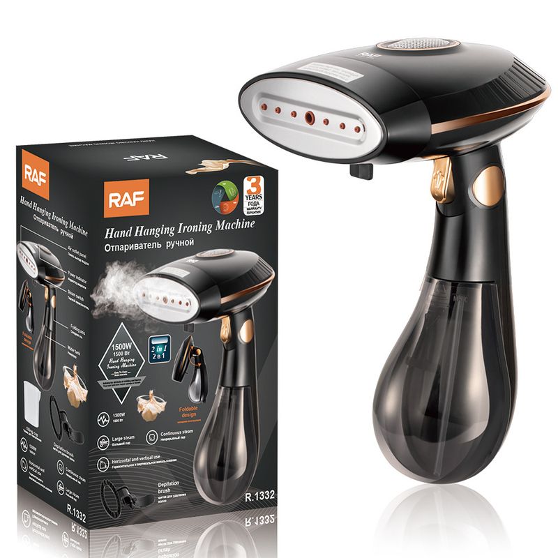 RAF Foldable Handheld Garment Steamer - Portable Electric Iron For Travel, Dry & Wet Dual-Use, Compact_voghion.com