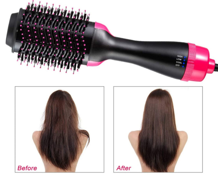 Spazzola per capelli riscaldante, piastra per capelli a riscaldamento rapido_voghion.com