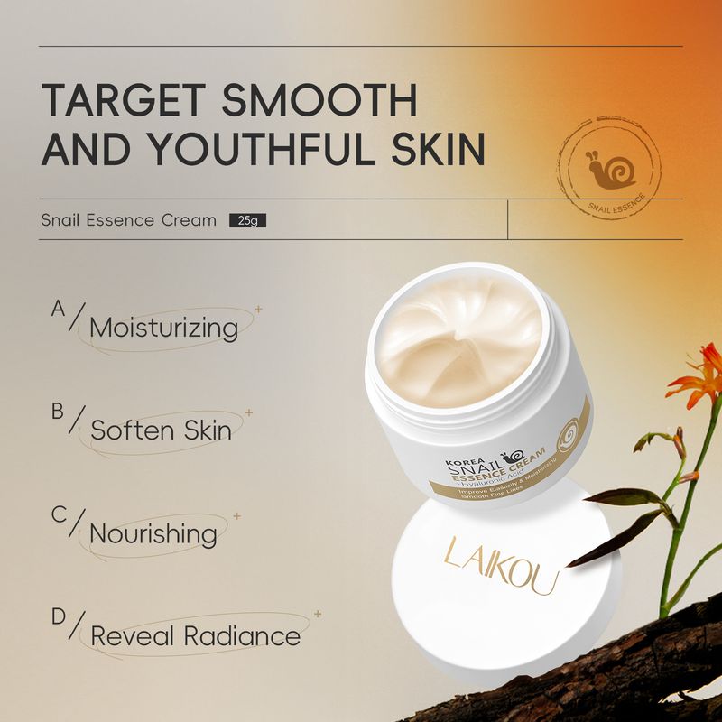 Emulsione Crema all'Essenza di Lumaca 25g Prodotti Idratanti per la Cura della Pelle_voghion.com