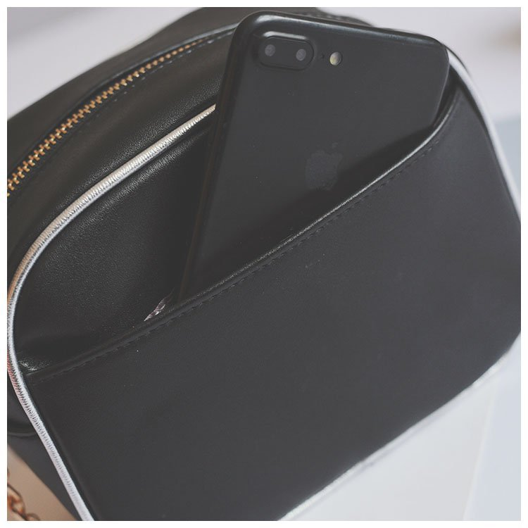 Herbst neue Retro-Mode Damen farblich passende Persönlichkeit Kamerakette Umhängetasche_voghion.com