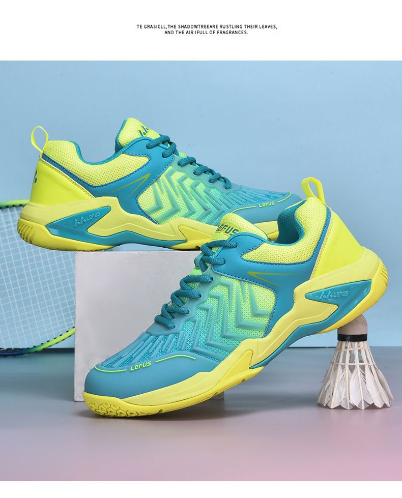 Couples outdoor badminton shoes Summer breathable sports shoes men's and women's lightweight feathered table tennis shoes_voghion.com