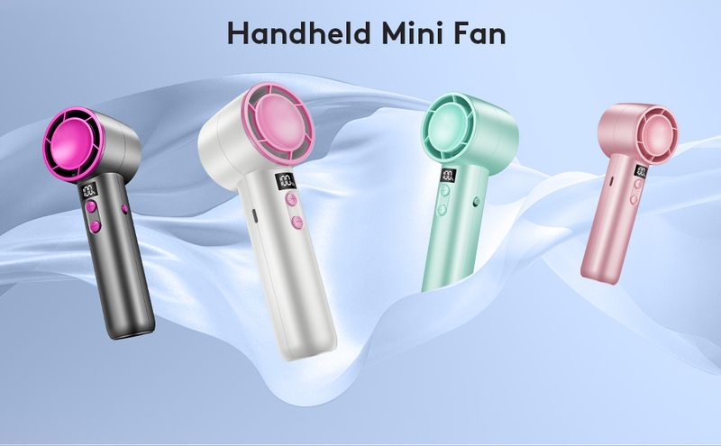 Mini-zakventilator - USB-oplaadbaar, 30 uur gebruiksduur_voghion.com