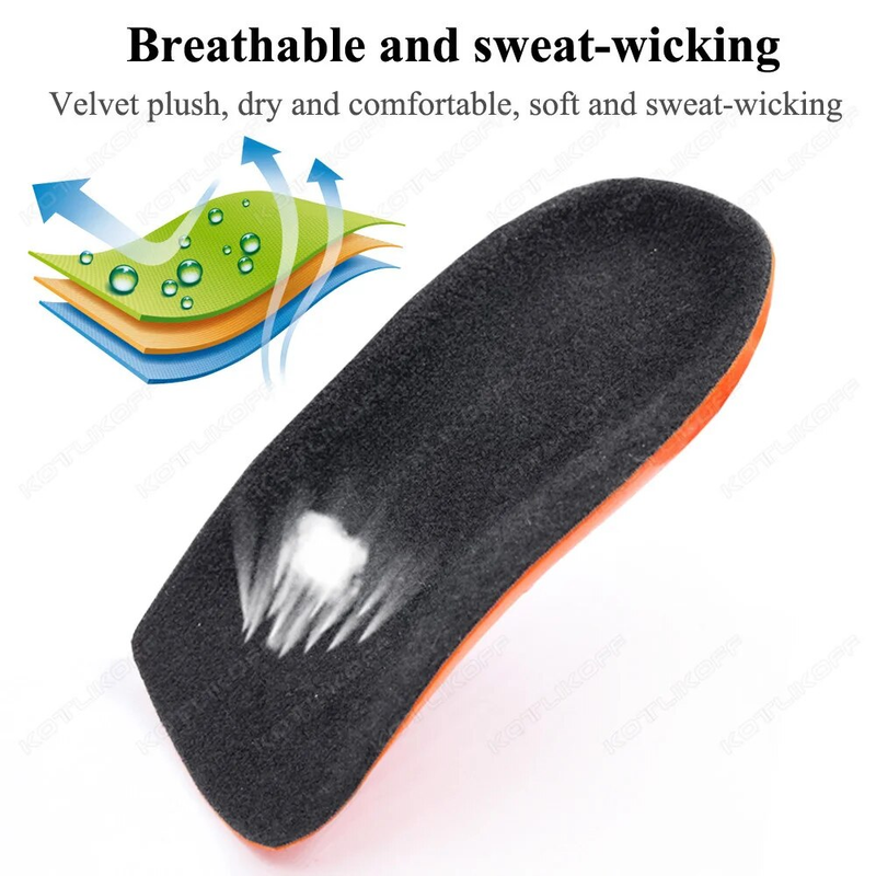 Sport Einlegesohlen Schmerzlinderung Für Plantarfasziitis Kissen Fußmassagegerät Pflege Halbe Ferse Einlegesohle Weiche Sohle Laufschuh Pad_voghion.com