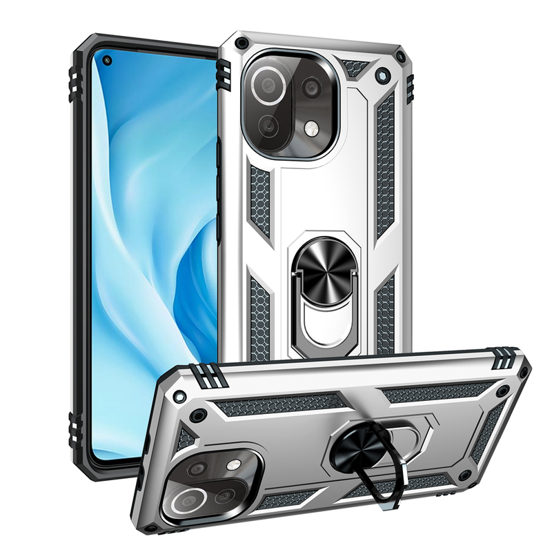 Custodia antiurto per armatura per Xiaomi Mi 11 Lite 5G NE 12 11T 10T Pro 12X Poco X3 X4 M3 M4 Pro F3 Magnete antiurto Shell Cas_voghion.com