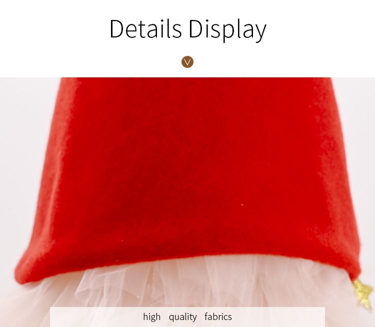 Şenlikli Noel Ağacı Tepesi Seti - Noel Baba Şapkası, Burun ve Eldiven Tasarımı - Tatil Ağaçları İçin Benzersiz Dekoratif Yıldız_voghion.com