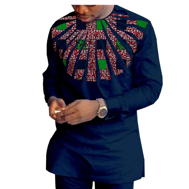 Männer Kleeder afrikanesch national Print Batik Kotteng Männer Casual Kostüm_voghion.com