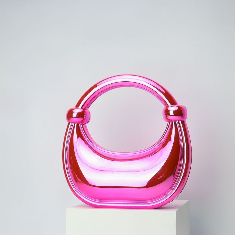 Nuova borsa da sera a tracolla a spalla singola multicolore, versatile e alla moda, in acrilico, 2024_voghion.com