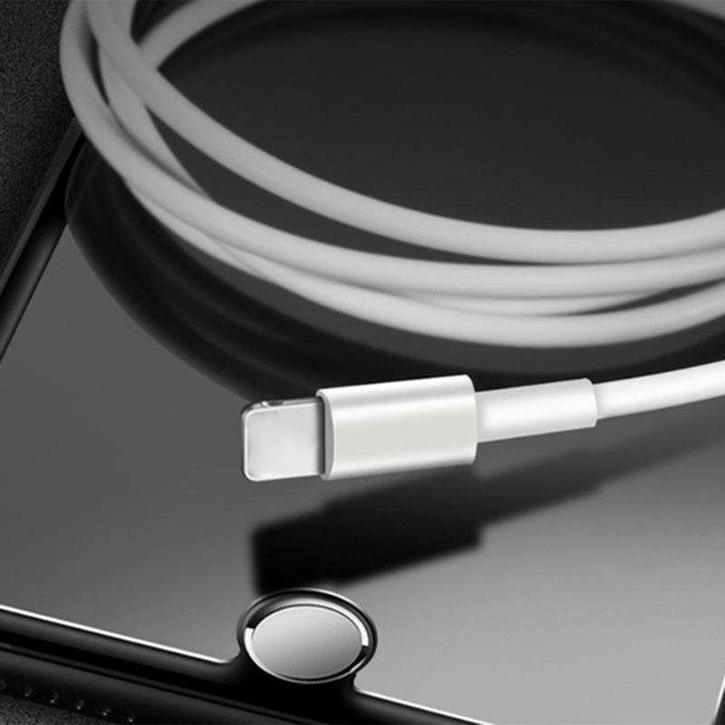 Kunjiuyou 1M-es csere PVC adatszinkronizáló USB töltőkábel iPhone XR/XS/X/8/7/6S/7P/8P-1 készülékekhez_voghion.com
