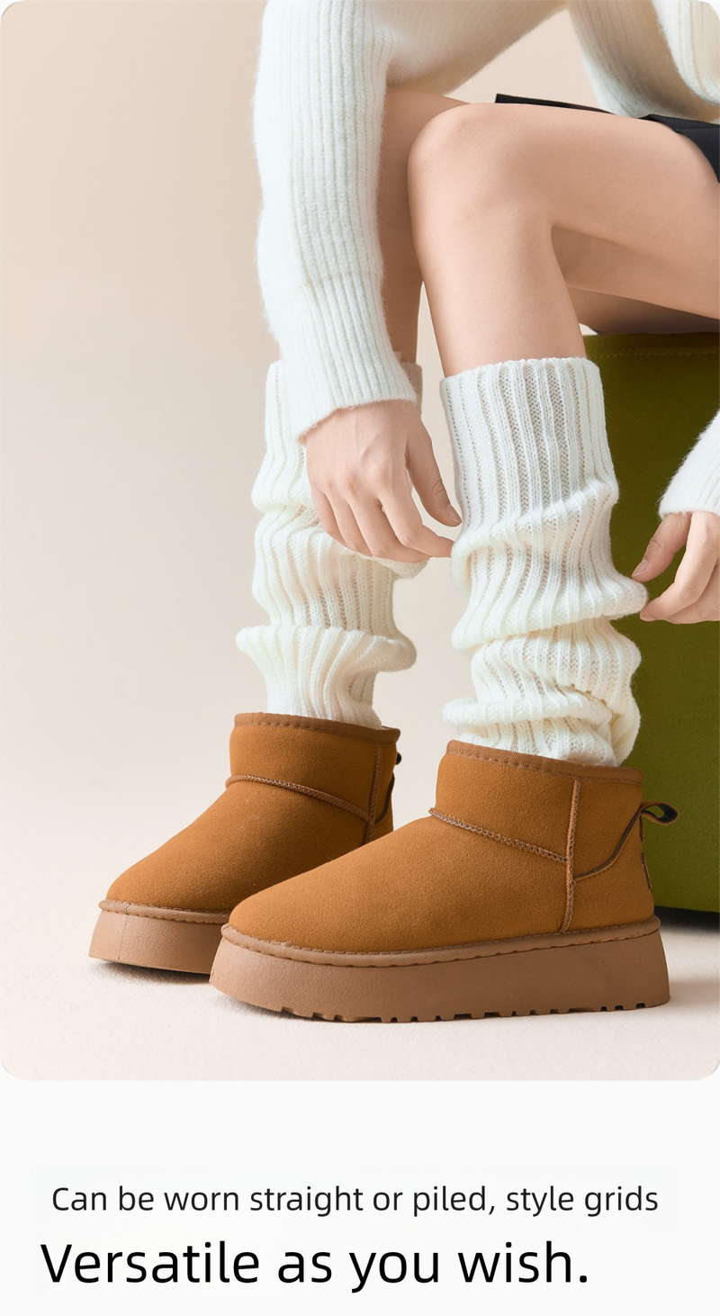 for Women, Slouch Autumn And Winter, Pair With Loafers, JK Leg Warmers, Calf Socks, Slimming Y2K Hot Girl Knitted Socks_voghion.com