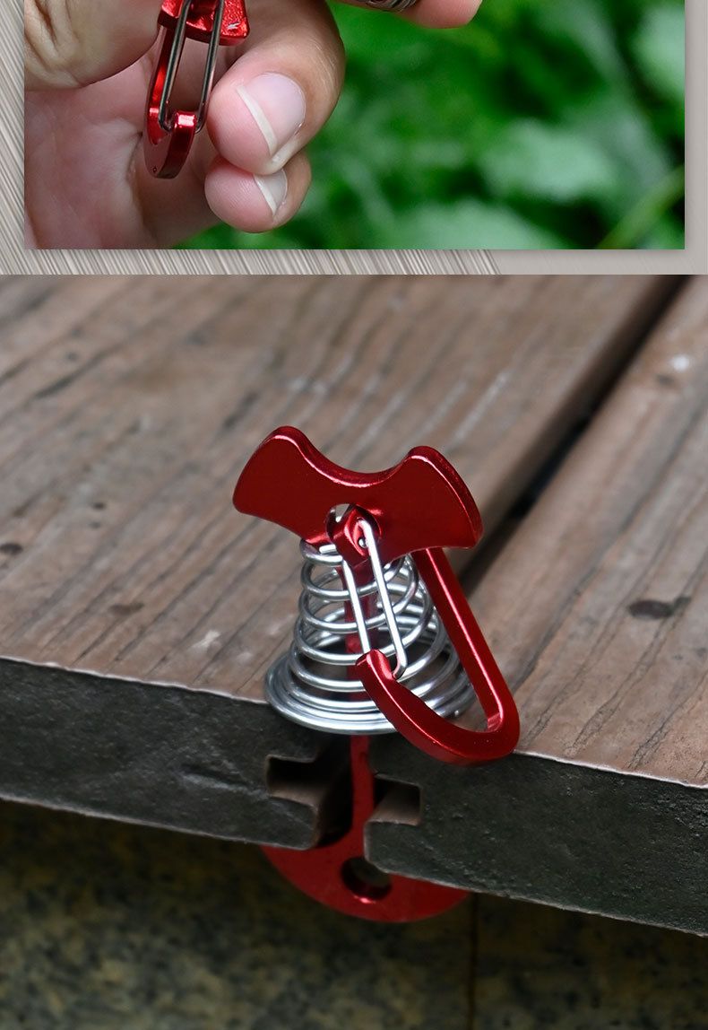 Deck Board Spacer Tool With Spring-Loaded Fishbone Nails - Wooden Board Alignment System For Decking & Tent Anchoring | Windproof Fastening Solution_voghion.com