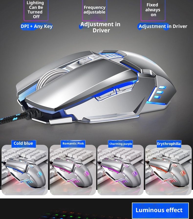 Digitex Xinmeng M312 Kabelgebundene Mamba Snake Maus der dritten Generation für E-Sport, Gaming, E-Sport, Gaming, Makroprogrammierung, Großhandel, Computer_voghion.com