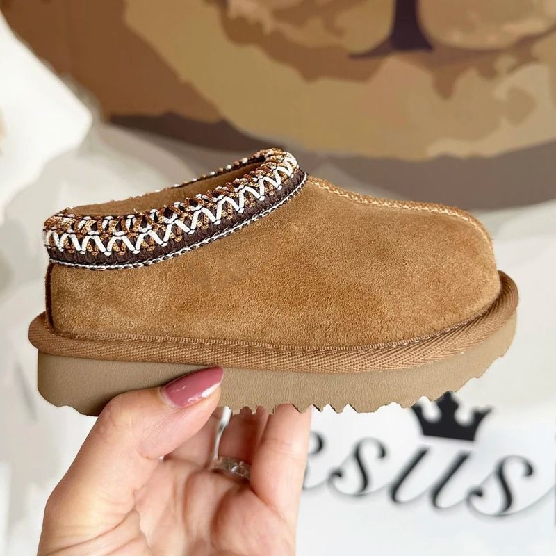 Scarpe per bambini Ragazzi Ragazze Ultra Mini Stivali invernali per bambini Piccoli Stivali da neve caldi alla caviglia morbidi e spessi in pelliccia per bambini Bassi_voghion.com