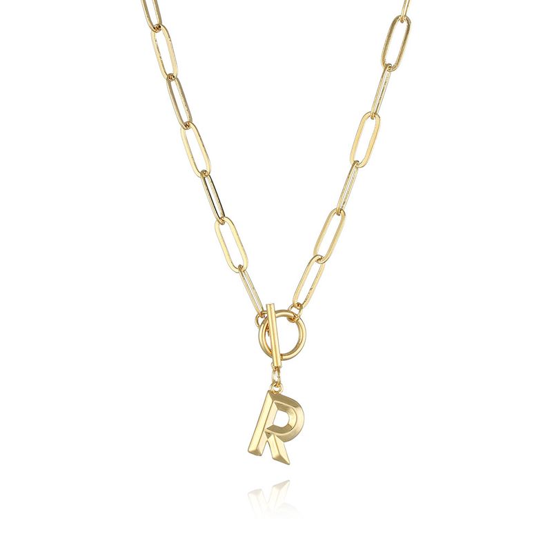 letter ketting verguld trendy hip hop ketting 26 Engelse letter hanger ketting_voghion.com