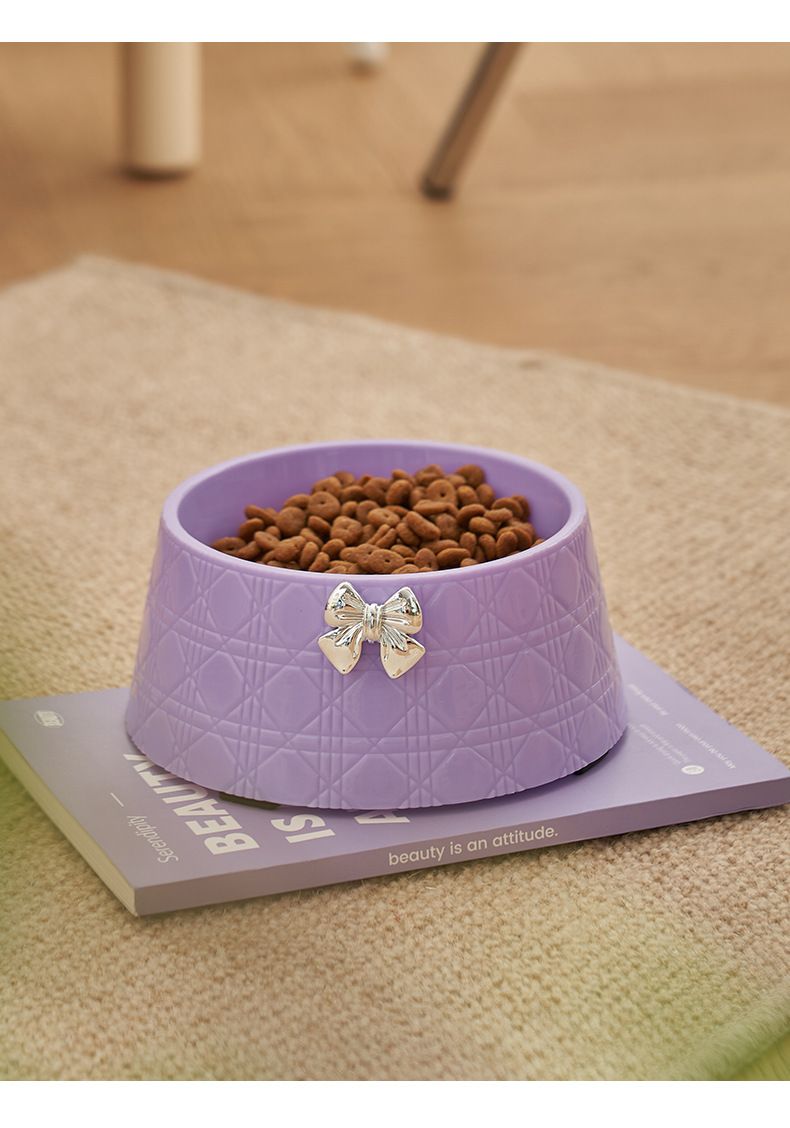 Gamelle antidérapante pour chat, protection du cou et de l'arc, grande capacité, nouvel ustensile pour nourriture pour chien_voghion.com