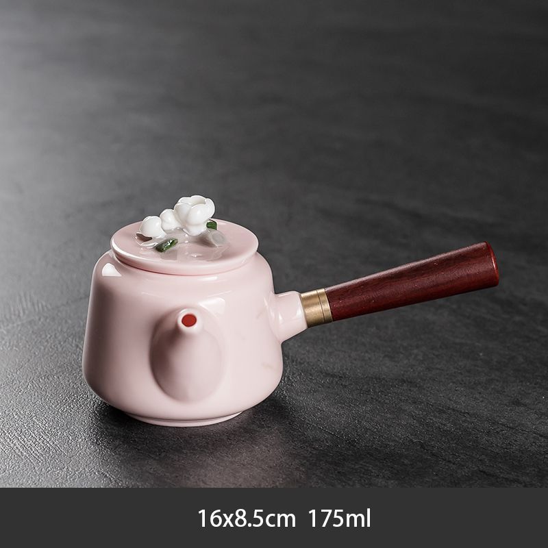 Holzbefeuerter Kung-Fu-Tee aus Keramik, Wasserkocher für den Haushalt, High-End-Einzeltopfset aus lila Ton_voghion.com