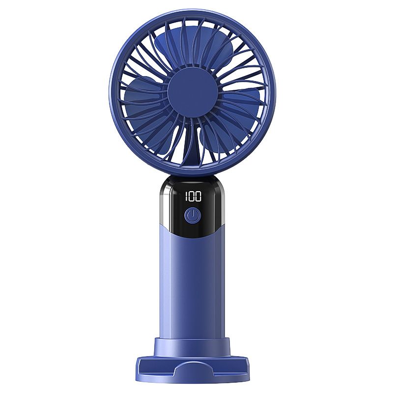 Novo mini ventilador portátil USB de mesa silencioso com display digital de 6 velocidades e alta potência para presente_voghion.com