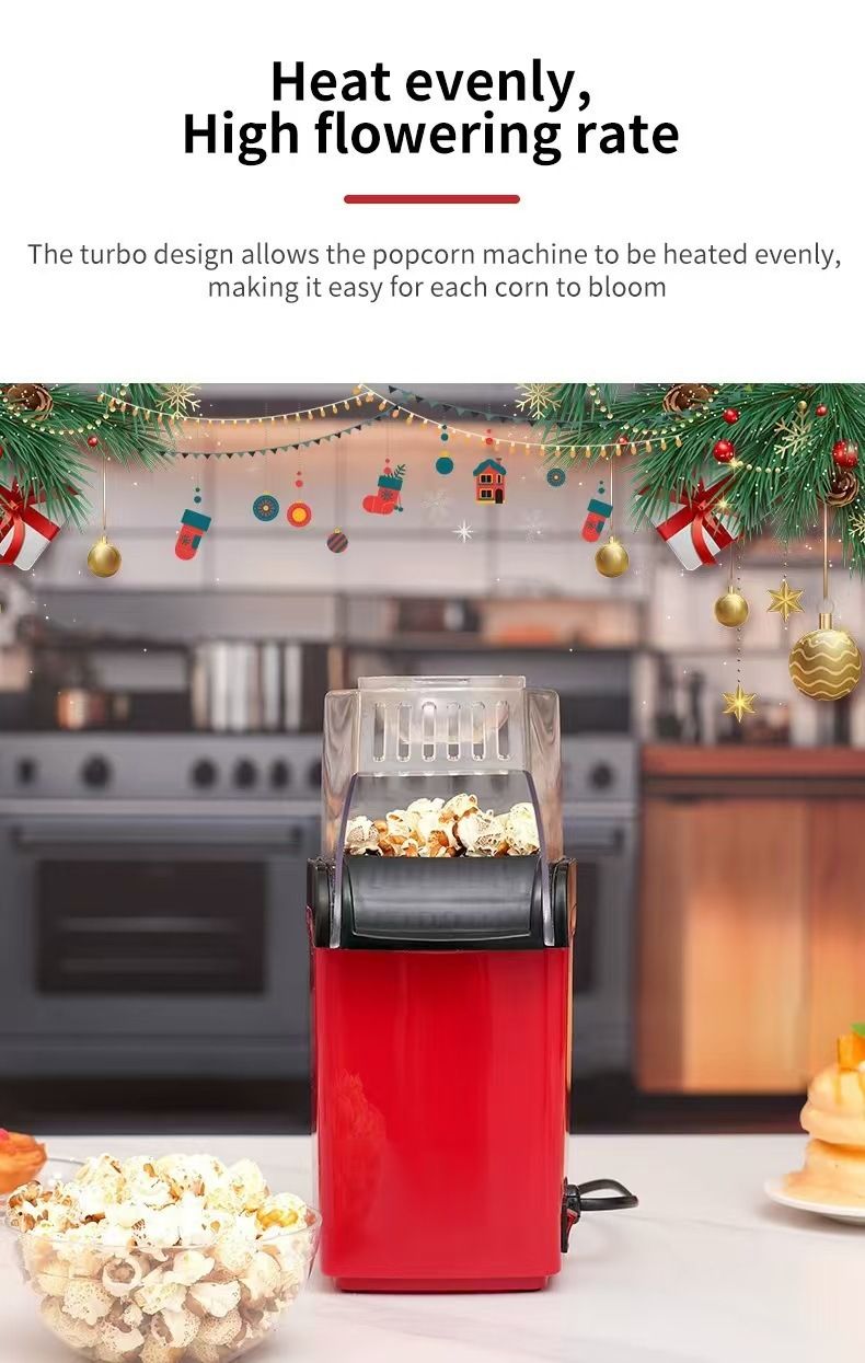 Kids Popcorn Maker Machine, Fun DIY Snack Maker For Family Movie Nights, Safe And Easy-to-Use Home Electric Corn Popper_voghion.com