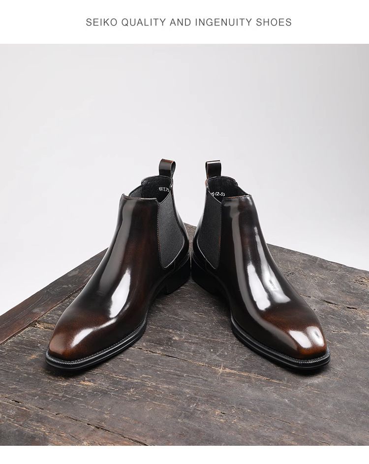 Martin Boots Herren High-Top-Schuhe Mittelhohe Kurze Stiefel Outdoor Herrenstiefel Erhöhende Mittlere Stiefel Herren_voghion.com