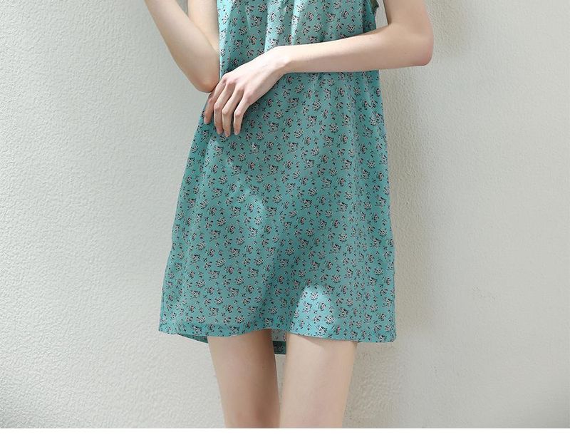 Summer's Hottest: Plus-Size V-Neck Sleeveless Suspender Pajama Skirt, Lace Splicing, Loose Fit For 150kg Women_voghion.com