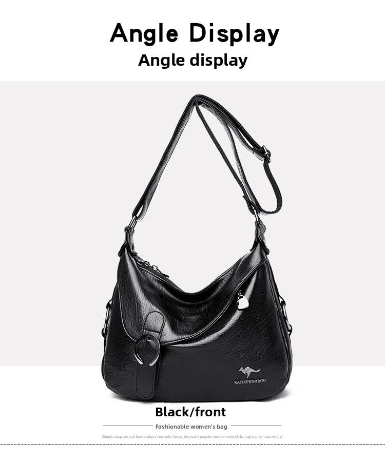 Borsa a tracolla semplice e alla moda in vera pelle per le donne 2025, nuova borsa da mamma e nonna in stile coreano di alta qualità_voghion.com