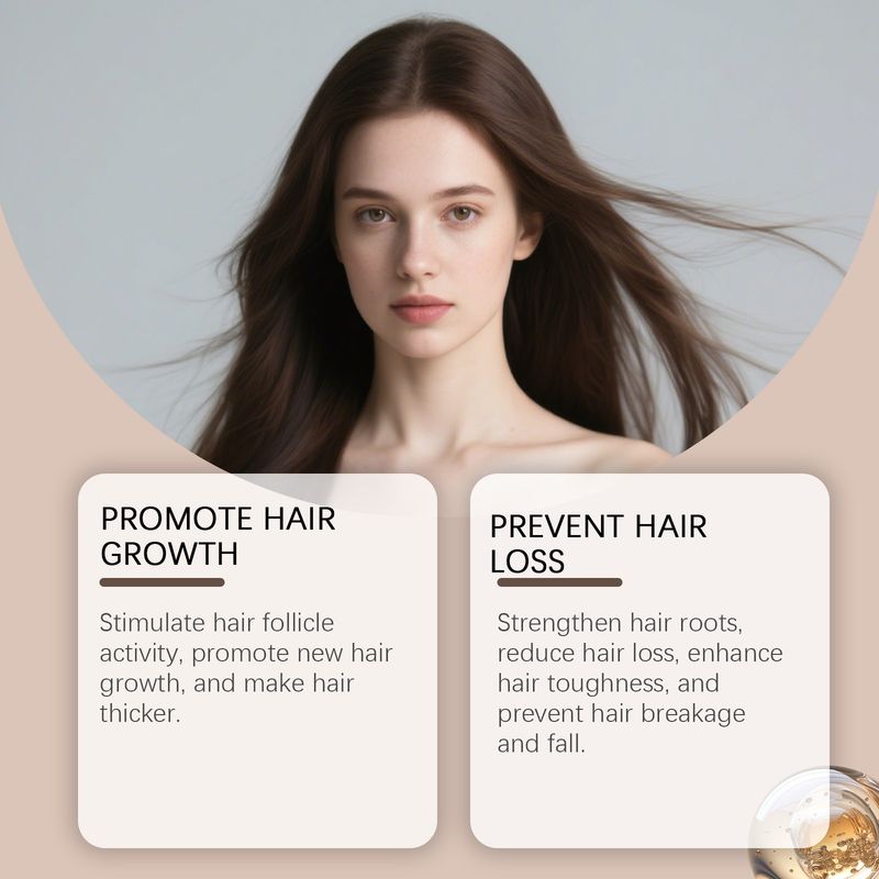 HOEGOA Scalp Care Essence nährt die Follikel, stärkt sie, reduziert Haarbruch und macht das Haar natürlich weich und glänzend_voghion.com