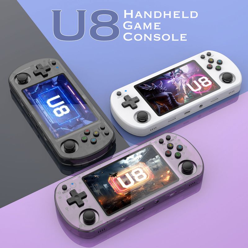U8 Open-source UX System Game 4.0-inch PS Handheld Console_voghion.com