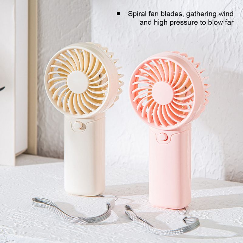 Mini tragbar praktisch kreative Handheld Tasche leicht verstellbar niedlich kleinen Ventilator Student Geschenk_voghion.com