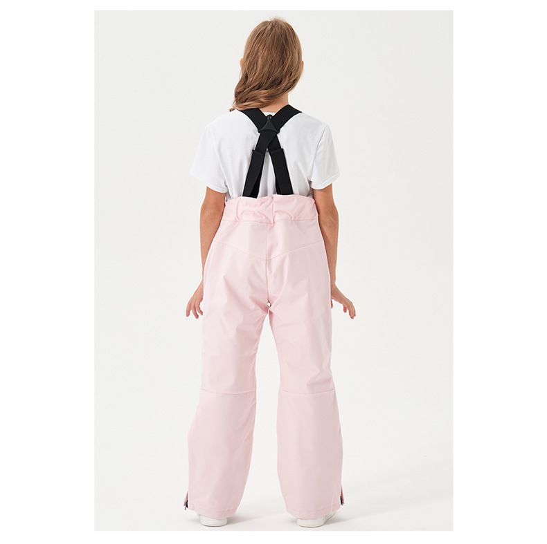 Wasserdichte Skihose für Kinder – Winddichte Winter-Schneeoveralls für Jungen und Mädchen (Größe 110–160, Weiß/Schwarz/Rosa/Lila/Orange)_voghion.com