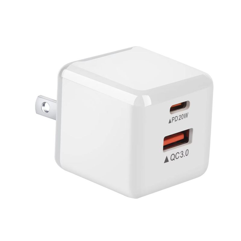 syct Xiaobing Cube 13 Mobile Phone PD Fast Charging Single Type-C Charger Head QC3.0Q Dual Port Mini_voghion.com