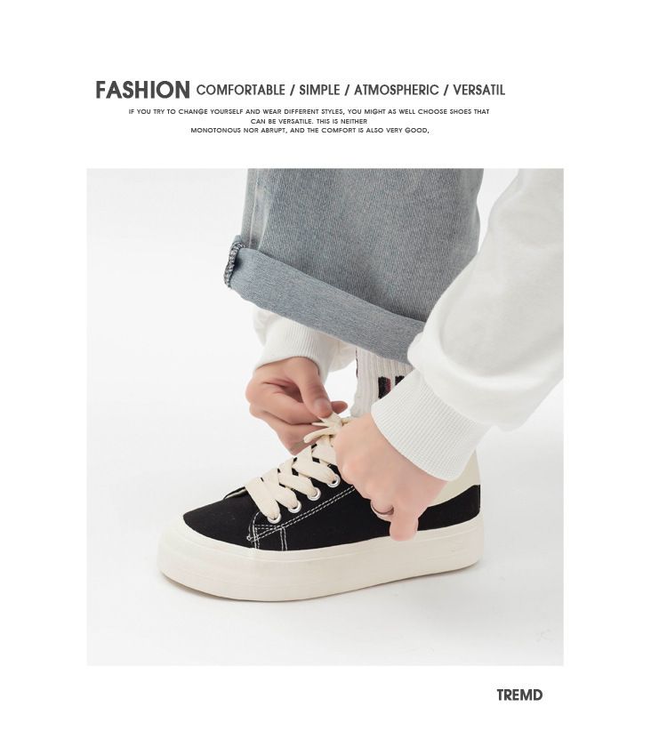 Matcha-Grüne Hahnentritt-Canvas-Schuhe für Damen_voghion.com