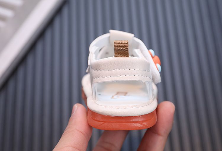 Mutter & Kinder 2024 Sommer Kindersandalen 0-1-2 Kleinkinderschuhe, die Geräusche machen, für Jungen und Mädchen Babyschuhe Sandalen mit weichen Sohlen_voghion.com
