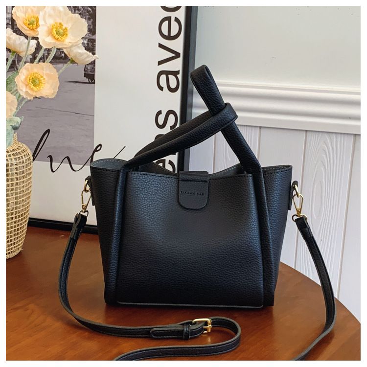 Handtasche mit hochwertiger Textur, vielseitig einsetzbar, Gemüsekorb mit großer Kapazität, einzelner Schultereimer_voghion.com