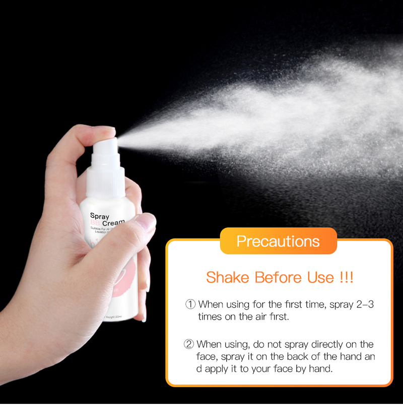 Creme 20 ml BB Gesicht Concealer Spray Bleaching Creme Körper Bleaching Feuchtigkeitsspendende Make-Up Tragbare Schönheit Gesicht_voghion.com