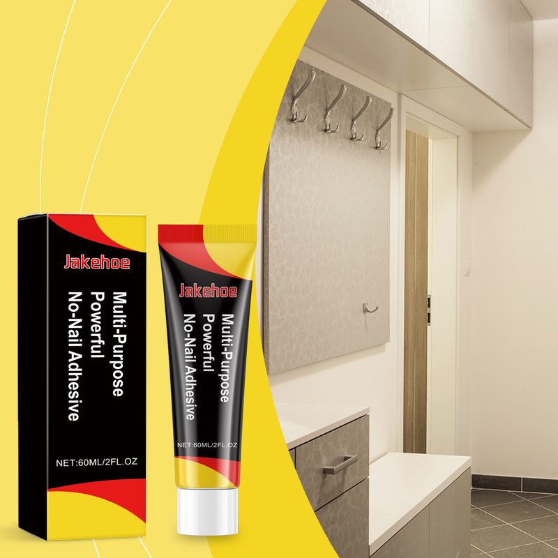 Jakehoe Multi-Purpose Nail-Free Wood Cermet Plastic Interior Decoration Easily Install Nail-Free Glue_voghion.com