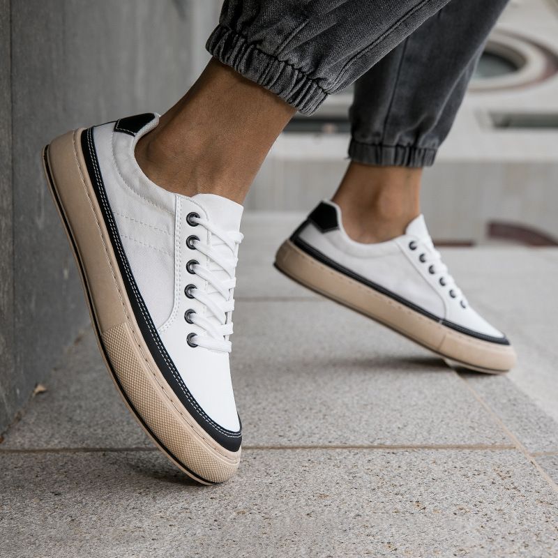Nové pohodlné deodoranty prodyšné pánské ležérní retro pánské boty Four Seasons s plochým dnem, pohodlné a protiskluzové, velkoobchodní prodej_voghion.com