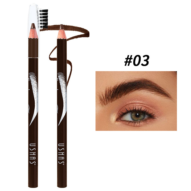 USHAS eyebrow pencil dye cream is long-lasting, waterproof, and not easy to fade. Eyebrow black_voghion.com