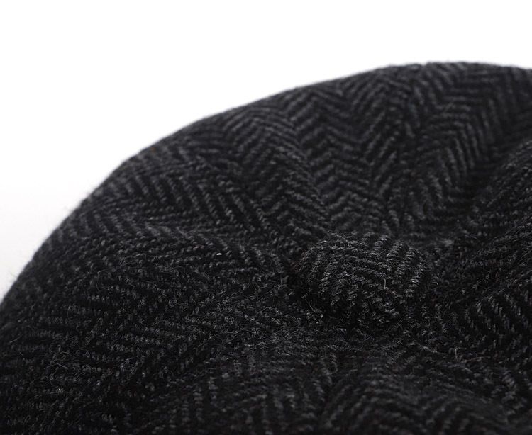 Kinderbaretten voor de herfst en winter, petten voor ouders en volwassenen, achthoekige krantenjongensmutsen voor baby's, voorwaartse petten voor heren en dames_voghion.com