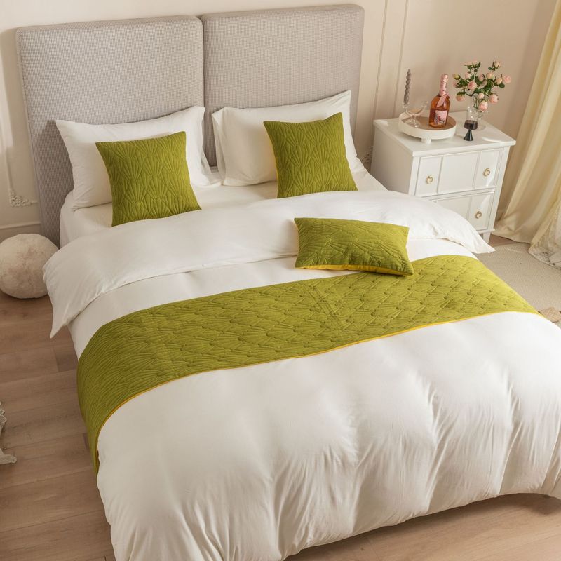 Nueva toalla de cama de terciopelo holandés con patrón de concha súper suave para hotel de alojamiento familiar_voghion.com
