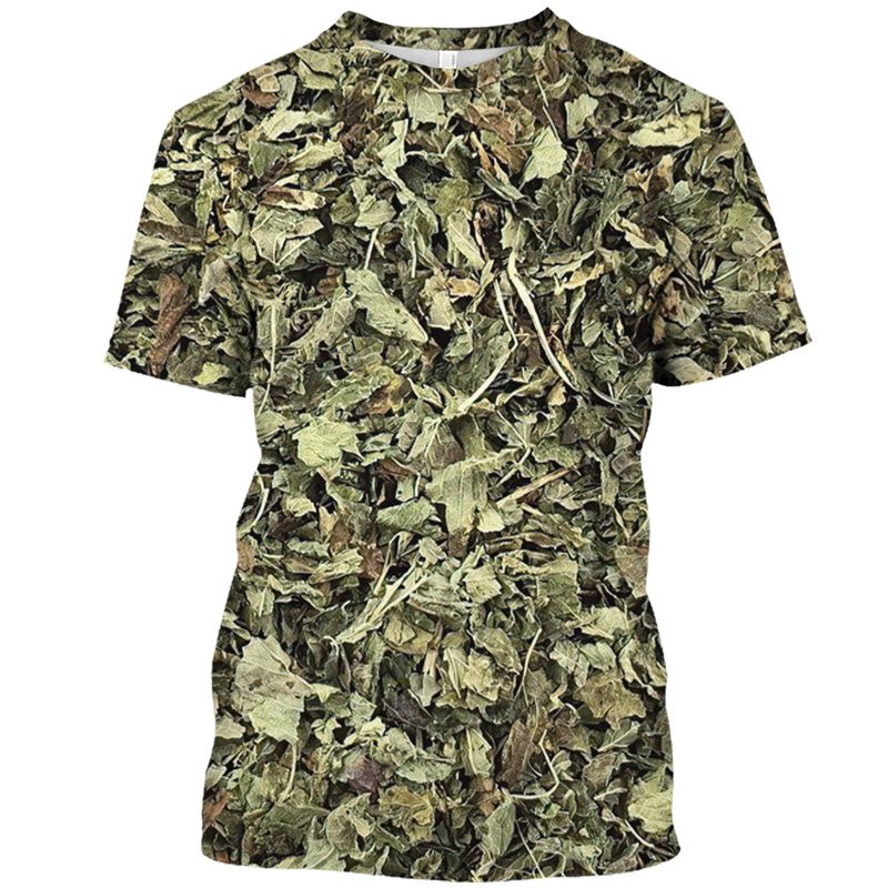 Outdoor Camouflage Jungle Camo Sommer Herren T-Shirt Lustiges O-Ausschnitt Schnelltrocknend Lose Jagd Tough Guy Persönlichkeit Kurzarm Top_voghion.com