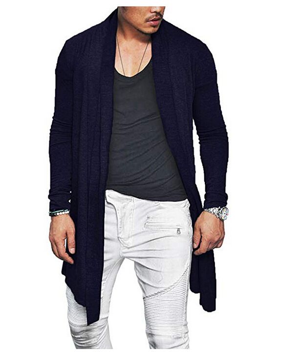 Unbeatable Quality 2021 Plus Size T-shirt New Men's Casual Knitted Cardigan Cape Men_voghion.com