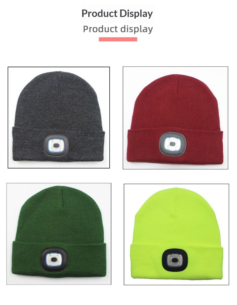 QFV50704555550<== New Outdoor Camping Lighted Knitted Cap Adjustable Night Running LED Glowing Bluetooth Music Hat Dome_voghion.com