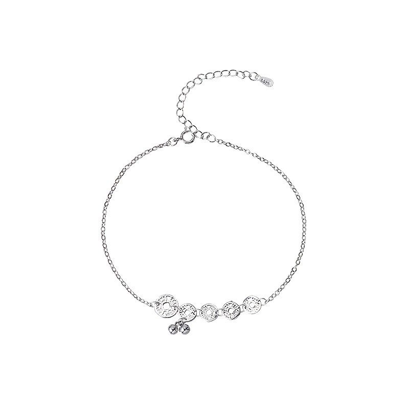 Coin Round Bead Copper For Women S Pure Silver Ancient Personality Cold Style High-end Sense Wealth-attracting Money_voghion.com