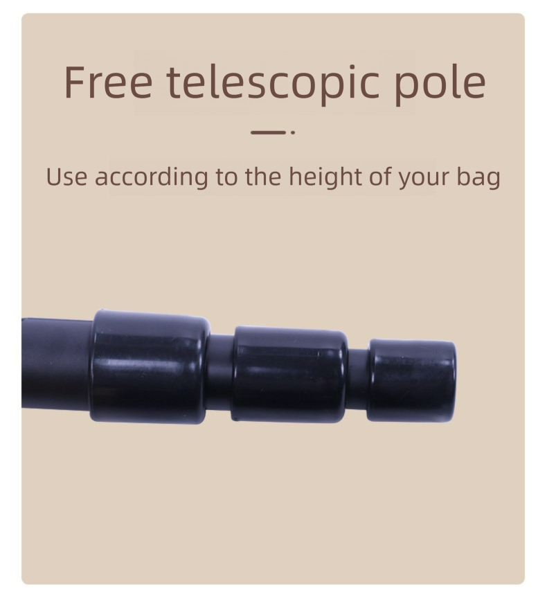 Rod Three Four Sections Retractable Aluminum Alloy Golf Support Prevents Bag Deformation_voghion.com