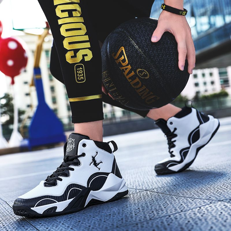 BKQU männer High Top Schuhe Outdoor 2023 Kinder Junge Atmungsaktive Basketball Frau Training Turnschuhe Zapatillas_voghion.com