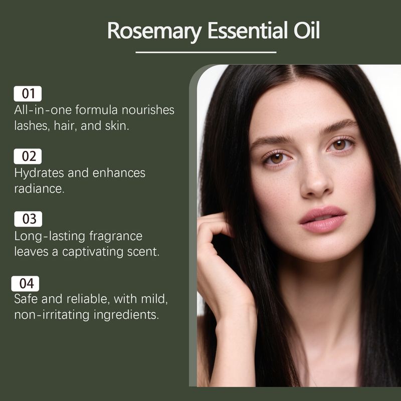 HOEGOA Rosemary Essential Gentle Nourishing Smooth Scalp Massage Daily Hair Care Essence Oil_voghion.com