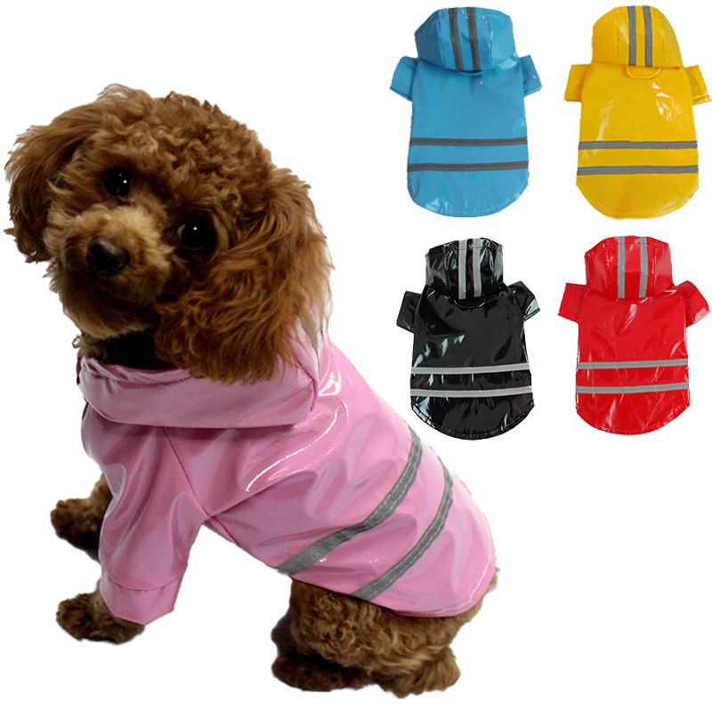 Imperméable pour chiots de petite et moyenne taille, veste imperméable pour chiens et chats, combinaison d'extérieur pour animaux de compagnie, vêtements pour chihuahuas, Teddy de la boutique PawParty_voghion.com