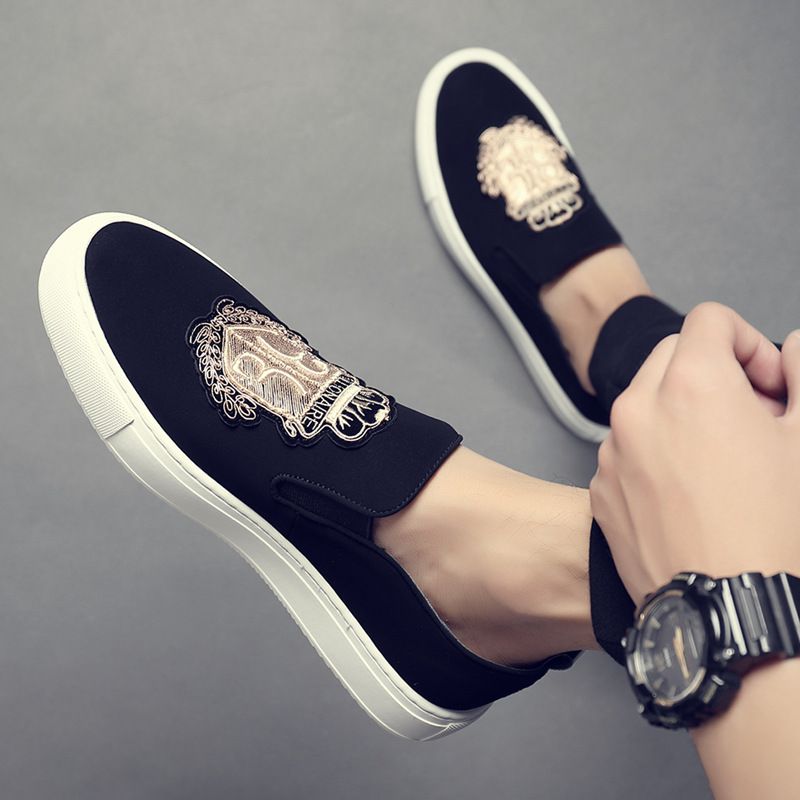 Scarpe casual estive Me's Ew Tred, mocassini comodi Oe Foot, maniche ricamate in stile britannico, comode scarpe Tredy per_voghion.com