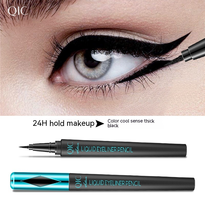 QIC Magic Slim Wasserdichter, schweißfester, färbender, schnell trocknender Make-up-Eyeliner, Eyeliner-Flüssigkeitsstift_voghion.com