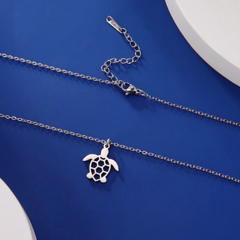 Skyrim Sköldpadda Halsband Sköldpadda Länkkedja Övernaturlig Amulett Gåva För Kvinna Man Mode Rostfritt Stål Hängsmycken_voghion.com